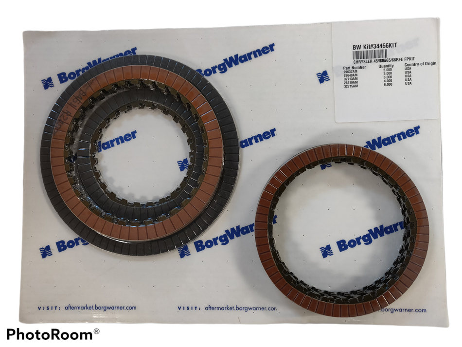 FRICTION PACK - 45RFE/ 545RFE/ 65RFE BORG WARNER 99-ON (21pcs)