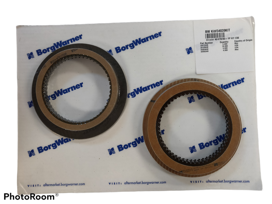 FRICTION PACK  A618, 46RE, 47RE Dodge, Chrysler, 98-on  BORG WARNER