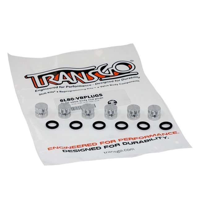 SHIFT KIT - VALVE BODY PLUGS, 6L45,6L50, 6L80, 6L90, 2006-2020
