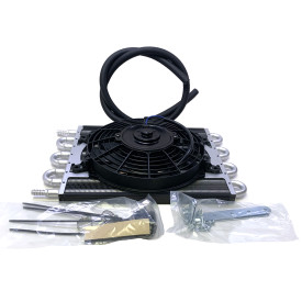 COOLER - 8 PASS COOLER WITH 10" ELECTRIC FAN, 5000LBS CAP 3" X 10" X 15.5"