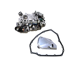 JF015E Valve Body with filter and gasket, 2012-ON, Nissan OEM (2 OPEN /2 CLOSE SOL.)