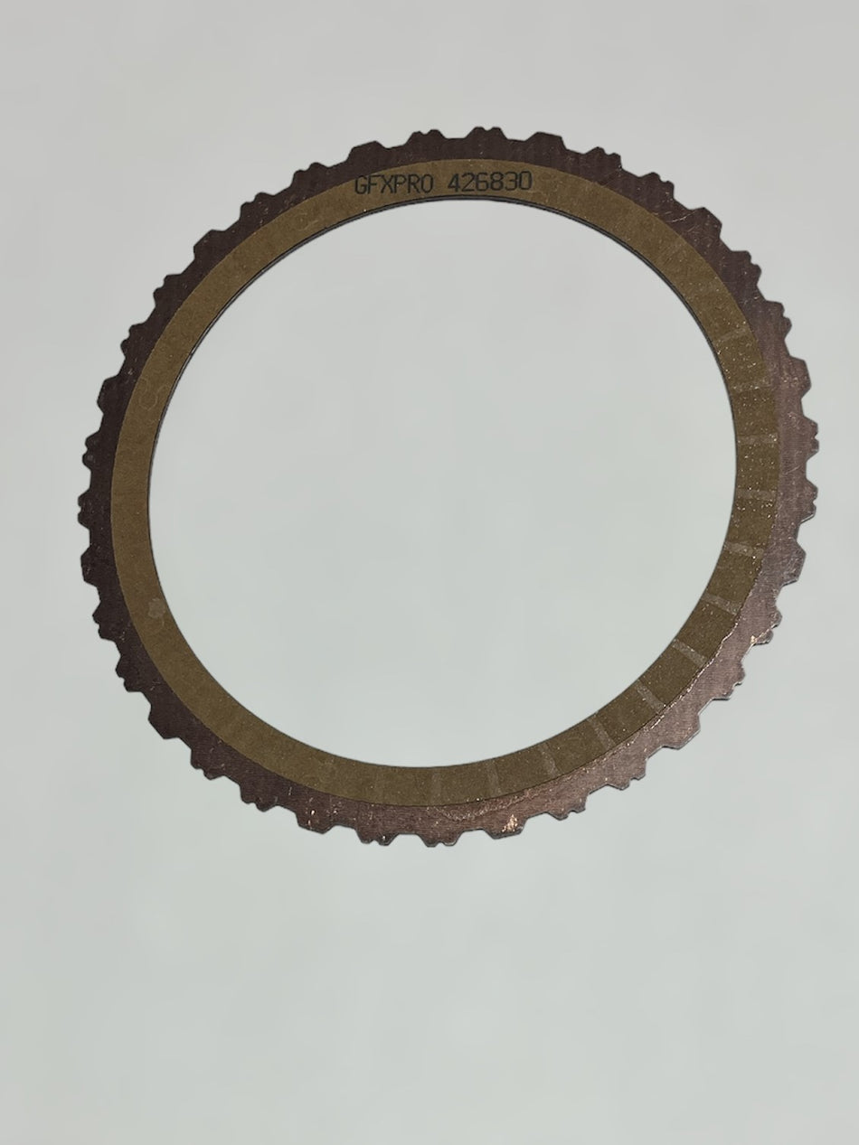 Friction Plate - 9 T50, 5,7, Clutch External Spline, GM 24278198, 8F35, B CLUTCH, 4,6, REV, FORD 2017-UP JM5Z-7H095-C