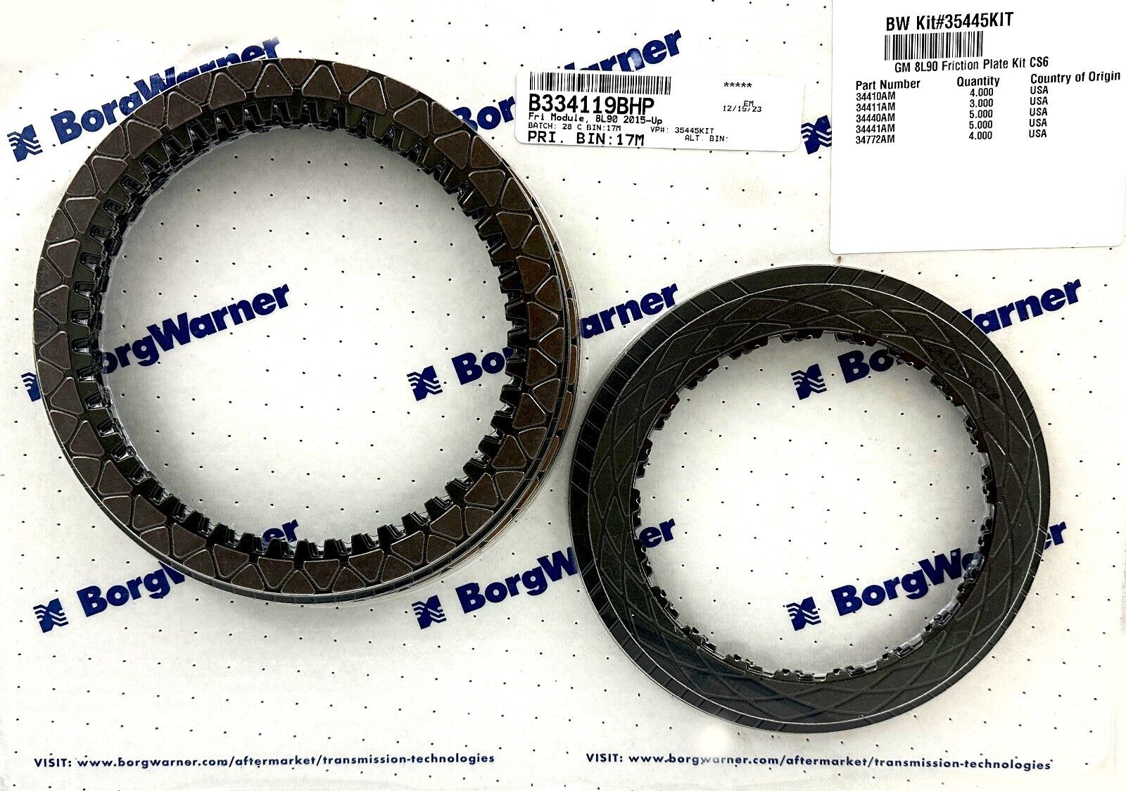 GFX Borg Warner Transmission Parts | Durability & Performance
