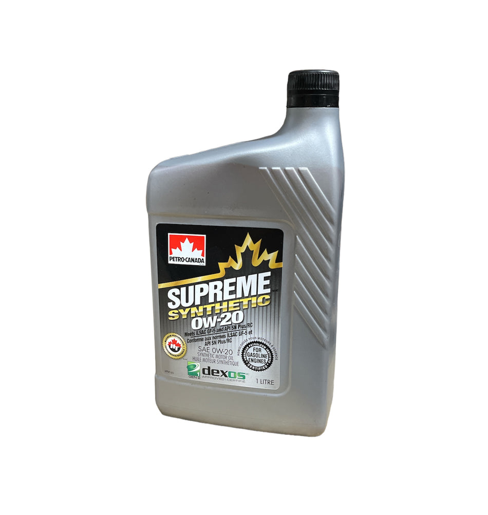 SUPREME Motor Oil 0W-20 Full Synthetic 1 LITER (US)
