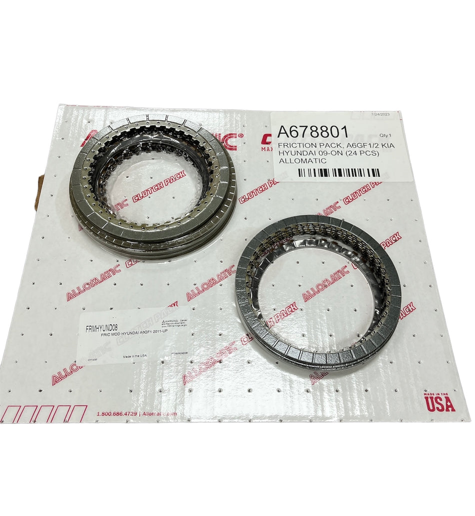FRICTION PACK, - A6GF1/2 KIA HYUNDAI 09-ON (24 PCS) ALLOMATIC