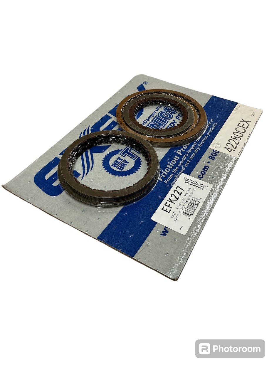 FRICTION PACK - 4L65E , 01-UP , W/ .065" 3/4 CLUTCH W/ HIGH ENERGY MATERIAL..
