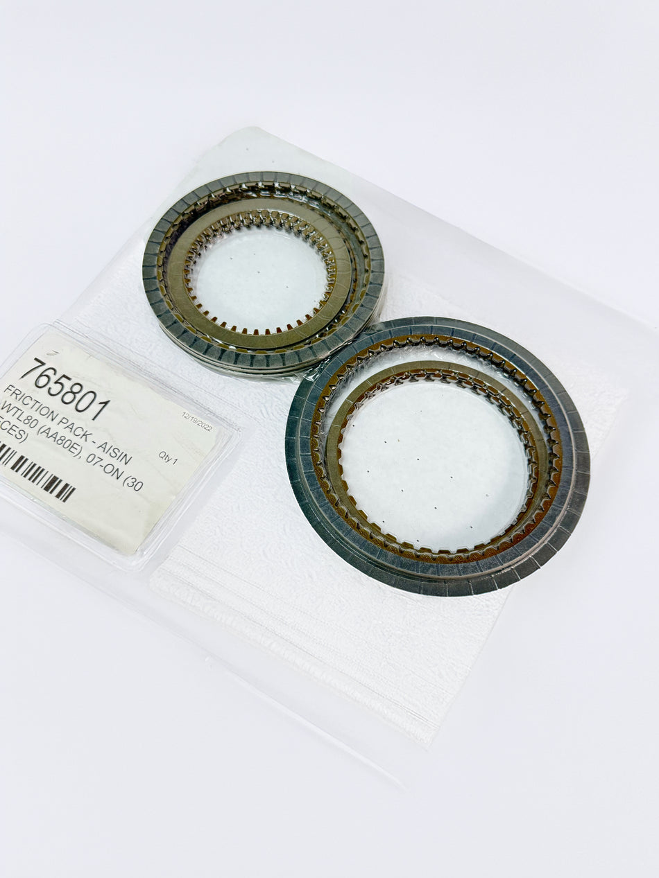 FRICTION PACK - AA80E, TOYOTA, LEXUS, 2007-14 OEM (31 PCS)