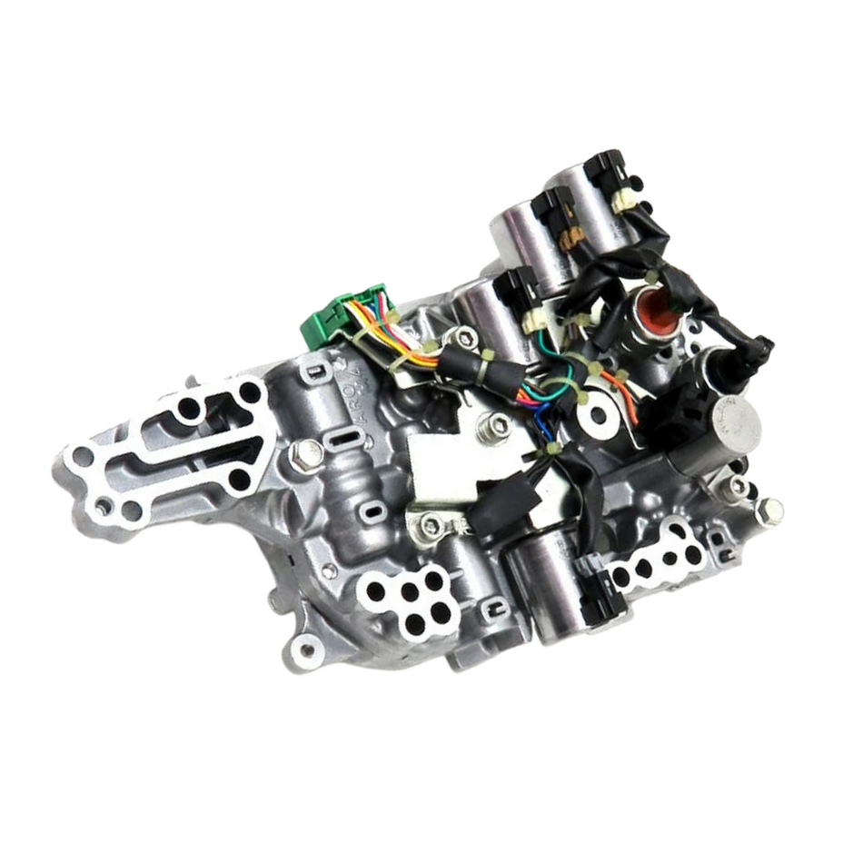 JF016E VALVE BODY, CLOSED SOLENOIDS, NO WARRANTY SOLD AS IS