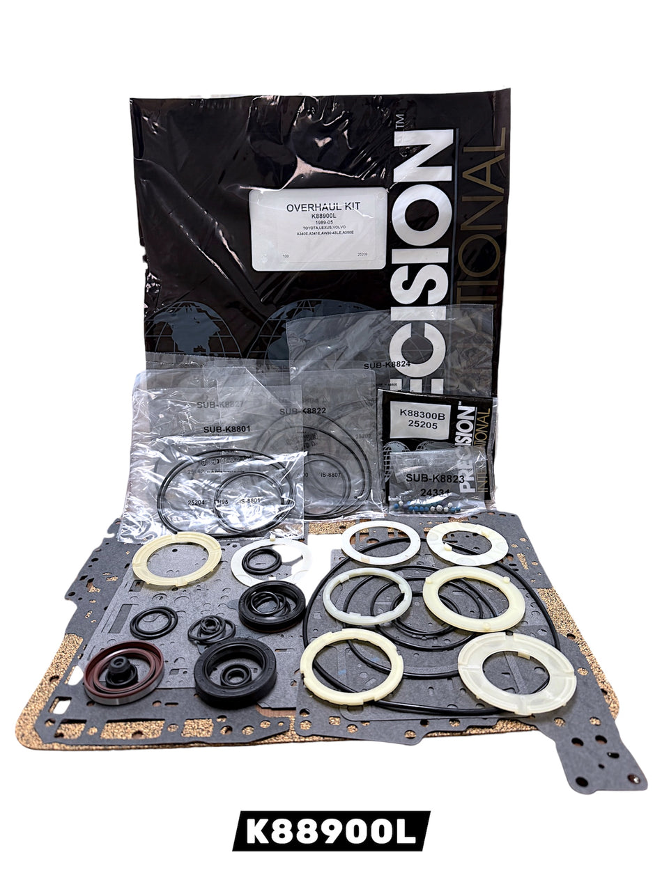 OVERHAUL KIT  TOYOTA A340E A343F,  MITSUBISHI, LEXUS, JEEP
