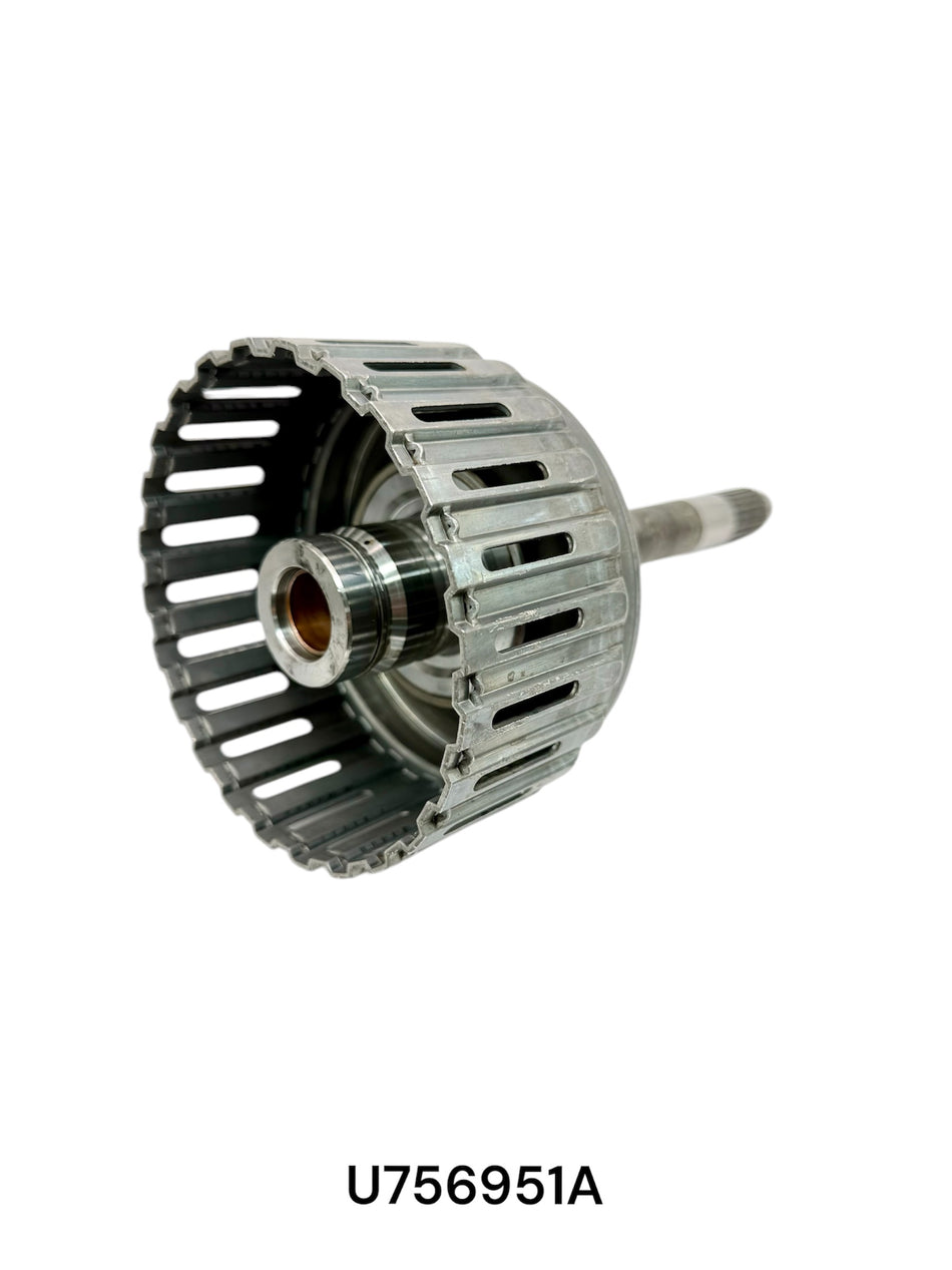DRUM - A750 FWD, 9 3/4 LONG, 3 RINGS, 24SLOTS, 6 FRICTION