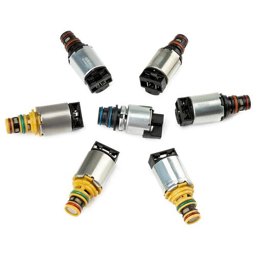 6T45E SOLENOID SET, GEN 1 2008-2012, 7 PCS.  Removed from new tcms.