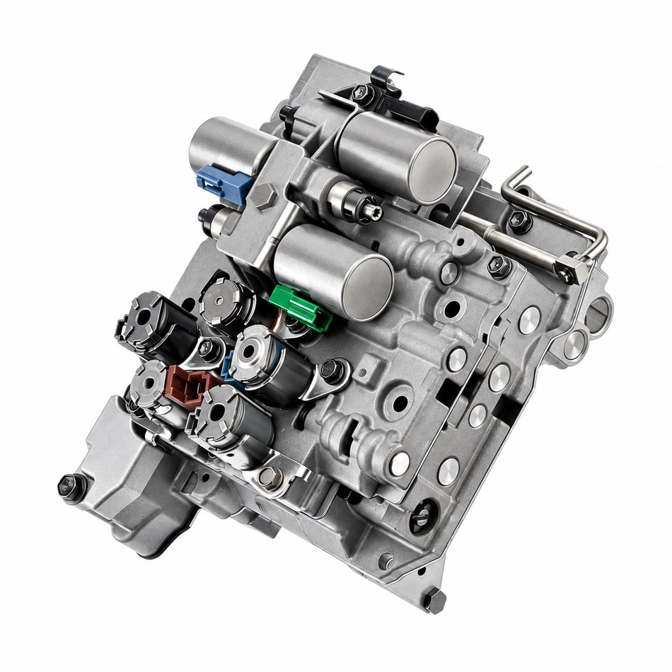 AW55-50 - VALVE BODY CORE LATE, B STAMP, DOME S2 SOLENOID, AISIN WARNER N/A IND# 59747G OEM# N/A  GM, SAAB, SATURN