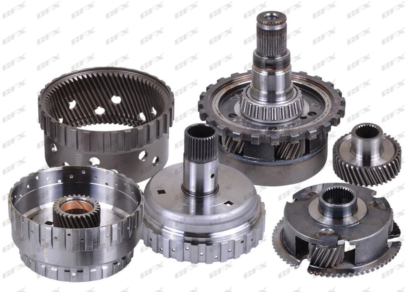 42RLE - PLANET SET INCLUDES-REAR PLANET FRONT PLANET SUN GEAR RING GEAR O/D CLUTCH HUB U/D CLUTCH HUB 2-4 SUN GEAR DRUM