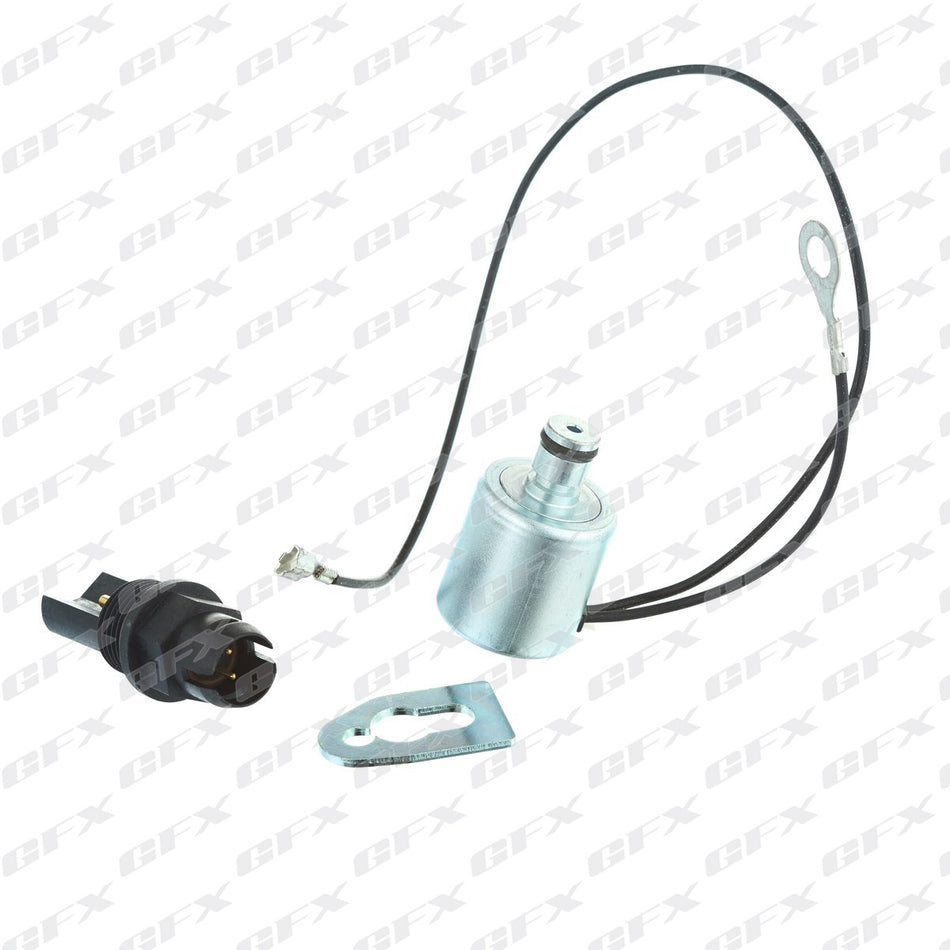 SOLENOID - A727, 36RH, 37RH, A904, TF6 TCC, LOCK-UP W/1 GROUND WIRE CHRYSLER 87-96 IND# 12605 OEM# 4348945