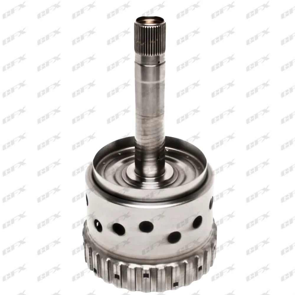 6R60 - HUB W/SHAFT FORD FORWARD CLUTCH 11 1/8Ã“ TALL 15 ROUND HOLES 6L2Z-7B067-A TALL SPLINES 30 CLUTCH SPLINES 2005-UP