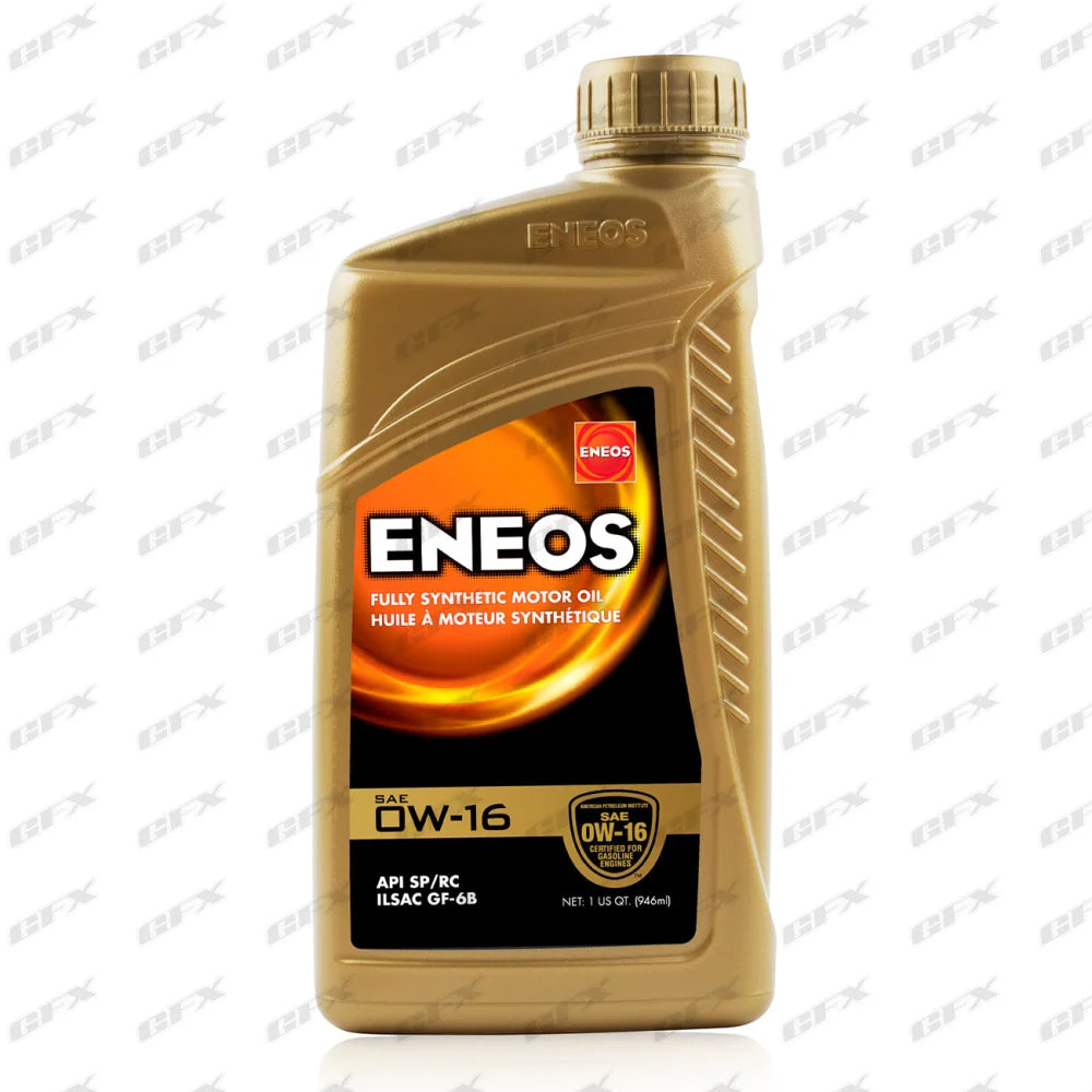 ENEOS Motor Oil 0W16 Full Synthetic 1 Qt (US) Lubricants