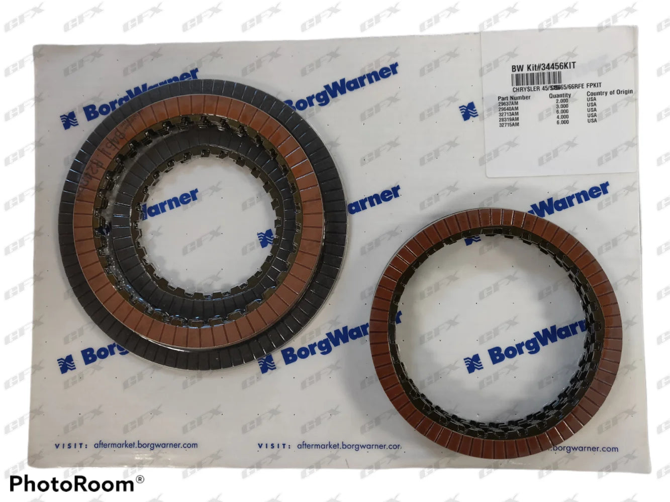 FRICTION PACK 45RFE/ 545RFE/ 65RFE BORG WARNER 99-ON (21pcs) Friction Packs