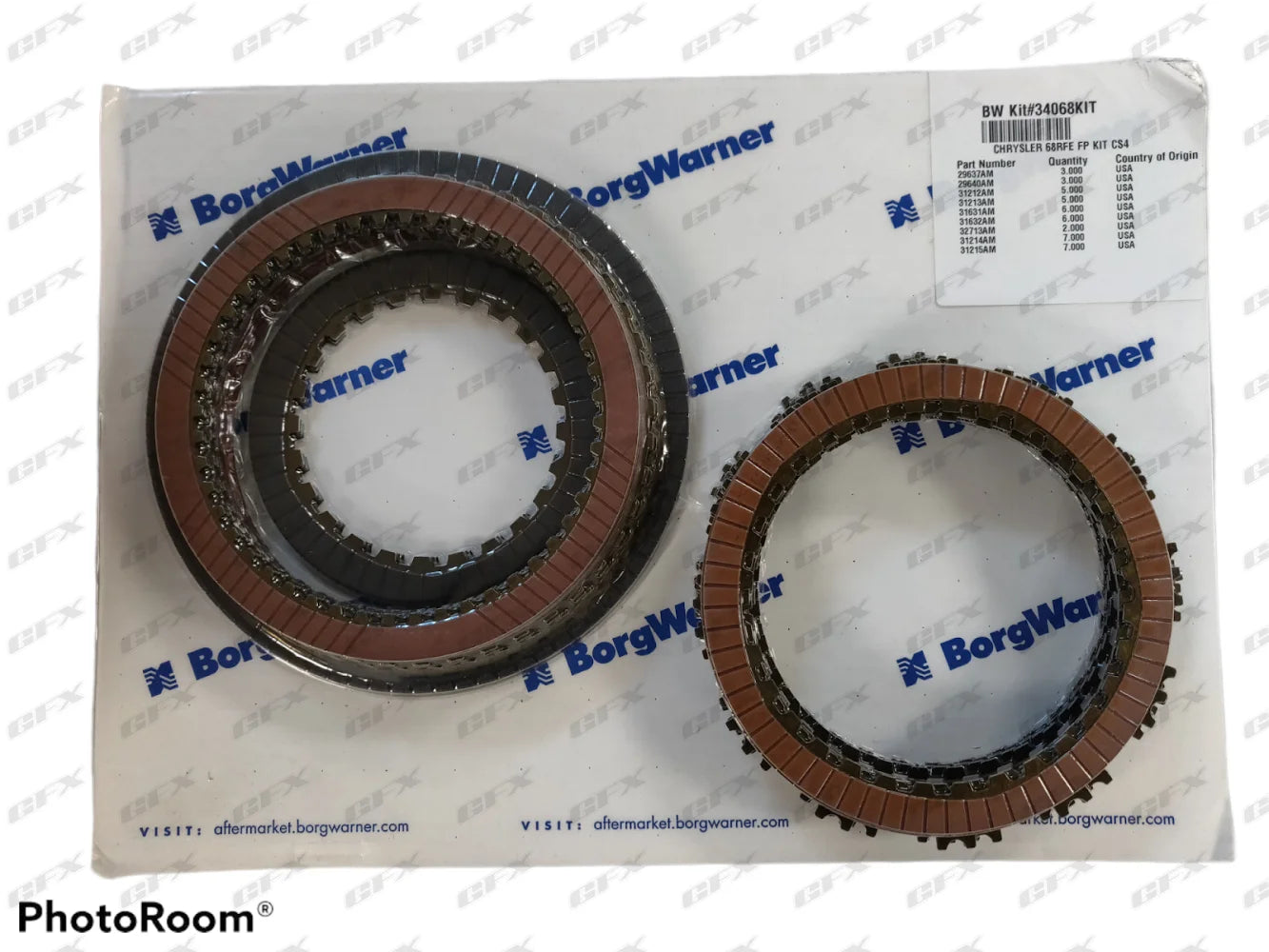 FRICTION PACK 68RFE BORG WARNER 07-ON (44pcs) Friction Packs