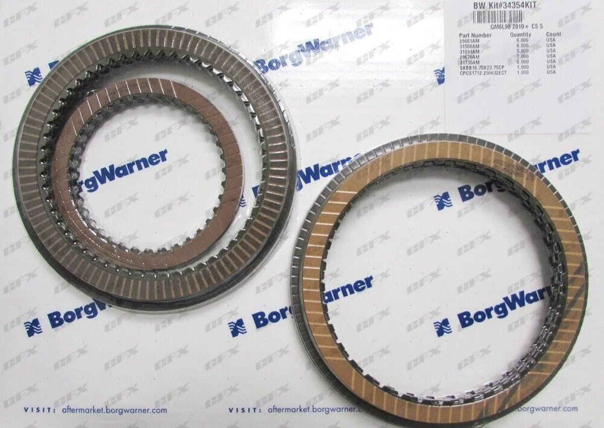 FRICTION PACK - 6L90E 2010-UP GM BORG WARNER Friction Packs