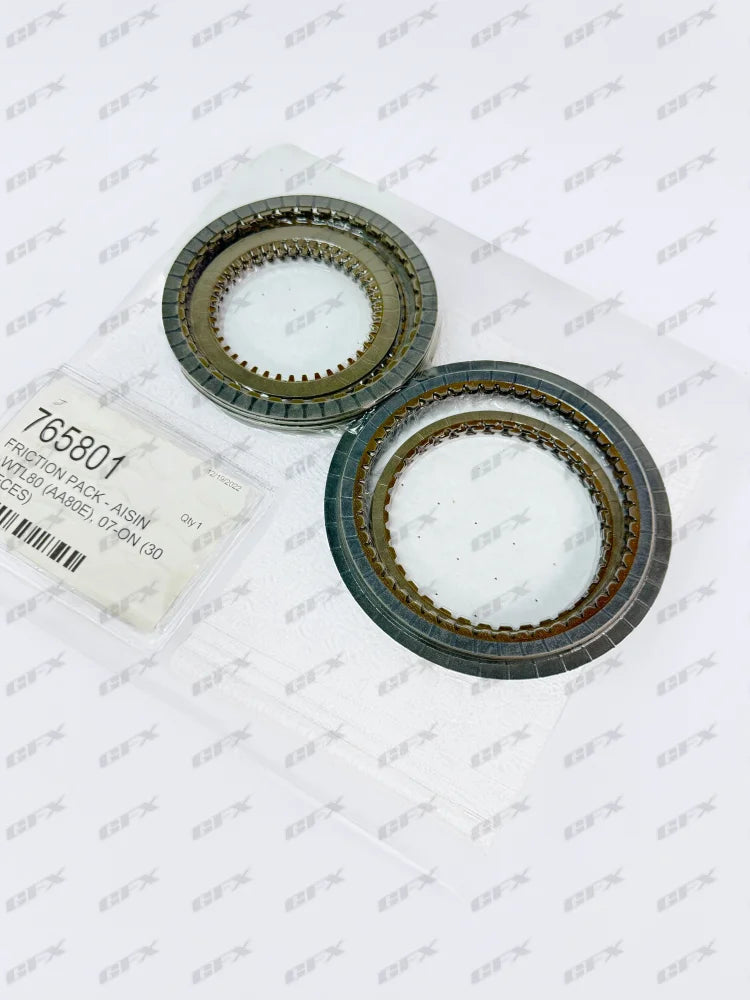 FRICTION PACK - AISIN AWTL80 (AA80E) 07-ON (30 PIECES) (765801)