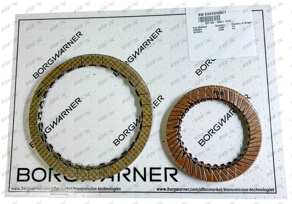FRICTION PACK - DCT 02E (34260KIT) Friction Packs