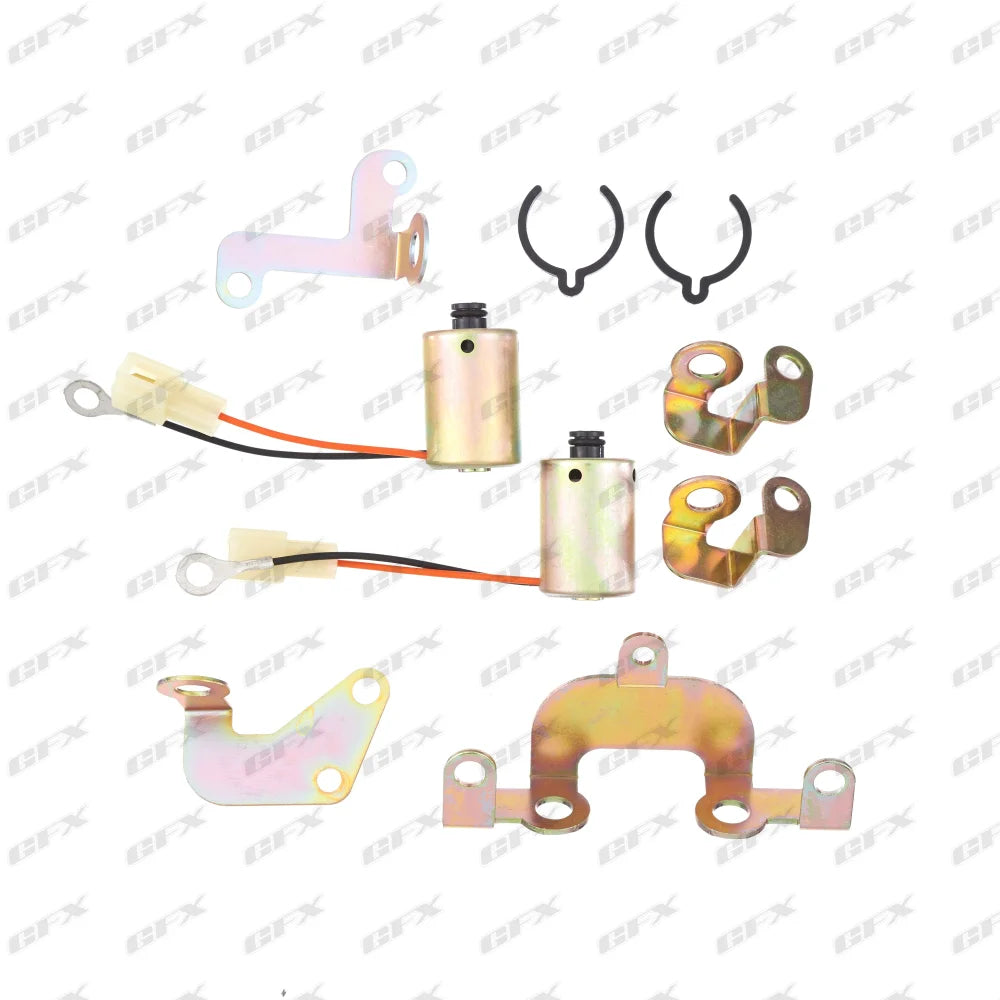 SOLENOID KIT - A140E A140L A141E A142E A142L 3 PCS (2 SHIFT SOLENOIDS 1 SLIP ON BRACKET) 12 OHM TOYOTA 83-04 IND#