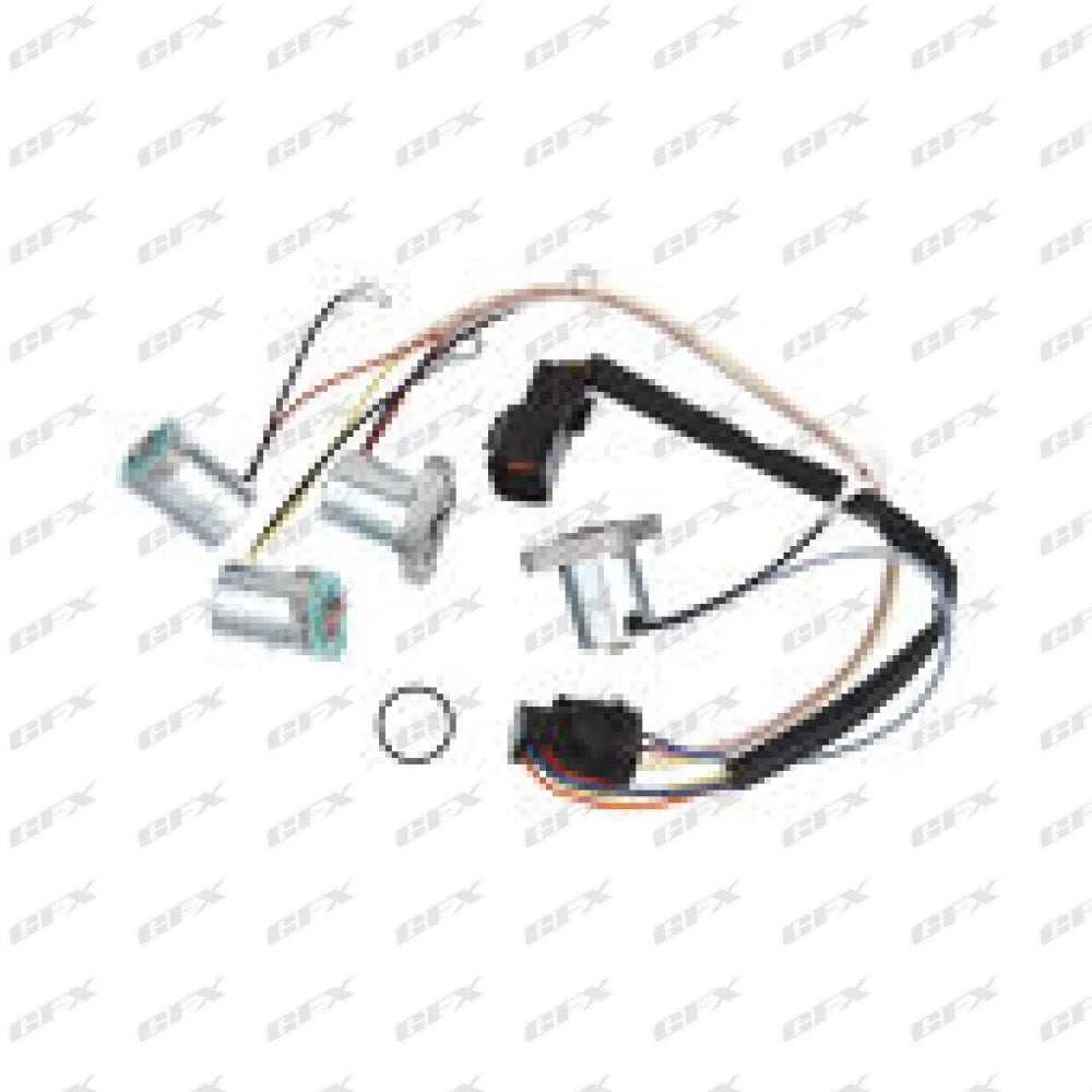 SOLENOID KIT - F4A22 F4A23 KM175.5 KM176.5 KM177.7 KM177.8 WITH LOCK-UP 3 OHM 4 PCS HYUNDAI ISUZU KIA MITSUBISHI 85-99