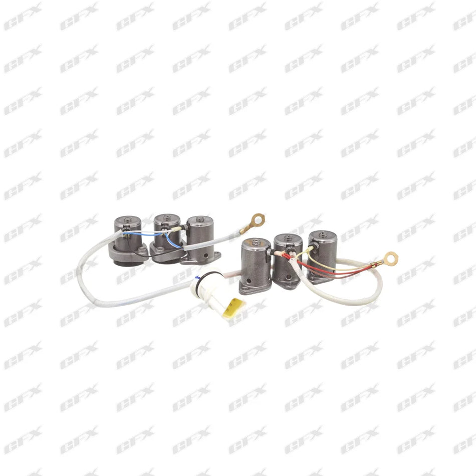 SOLENOID SET A4AF3 A4BF3 7 PCS (6 SOLENOIDS 1 CASE CONNECTOR) (OEM) HYUNDAI ISUZU KIA MITSUBISHI 99-ON OEM# 46313-22700