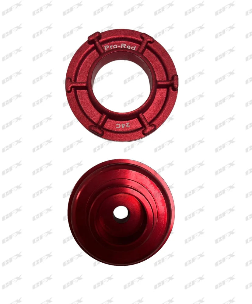 TH700-R4 4L60E Anodized Red Aluminum Piston Servo (Corvette Style) General Motors 82-ON Pistons